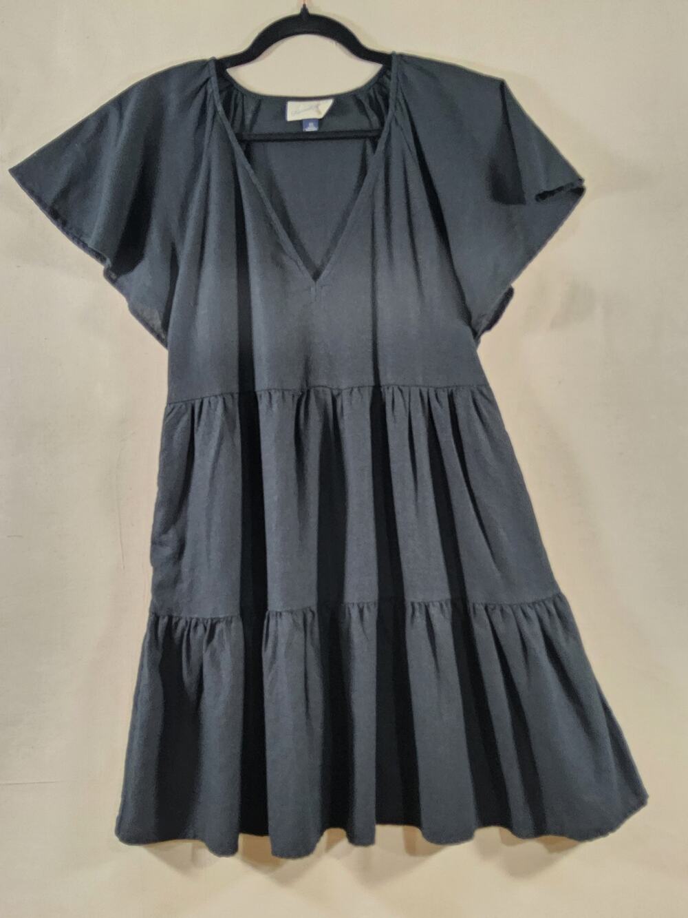 Linen Blend Babydoll XS